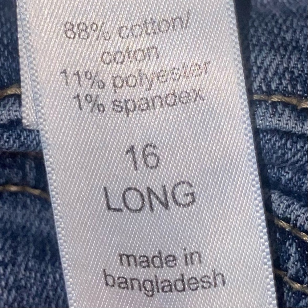 Blue Mid-Rise Denim Jeans - Picture 2 of 6